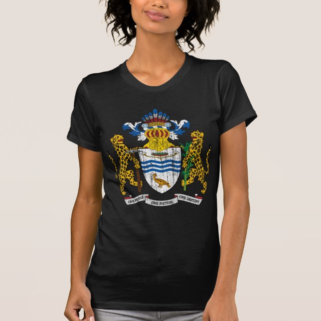 Guyana Coat Of Arms T-Shirt (Front)