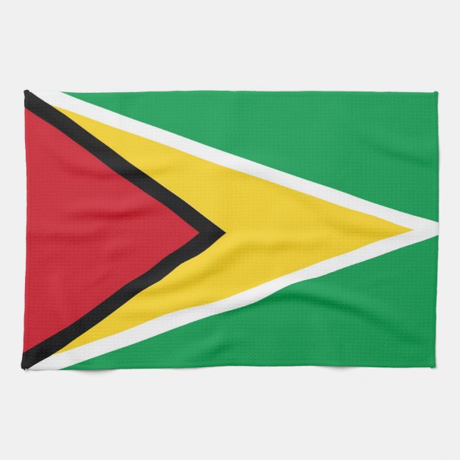 guyana country flag towel (Horizontal)