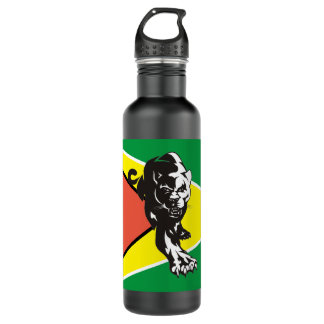 Guyana Flag 03 Stainless Steel Water Bottle