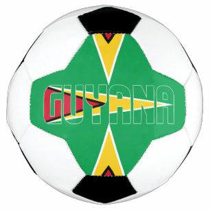 Guyana Flag Adorable Patriotic Soccer Ball