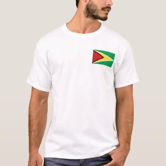 Guyana Flag and Map T-Shirt
