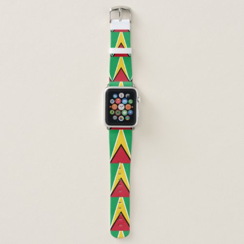 Guyana Flag Apple Watch Band