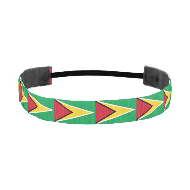 Guyana Flag Athletic Headband (Front)