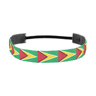 Guyana flag athletic headband