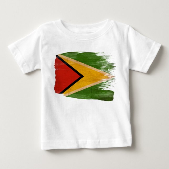 Guyana Flag Baby T-Shirt (Front)
