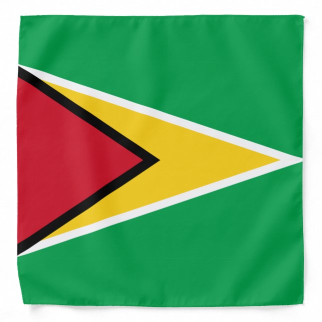 Guyana flag  bandana (Front)