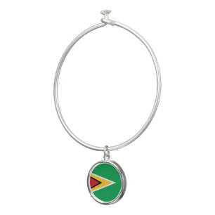 Guyana flag bangle bracelet