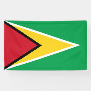 Guyana flag banner