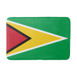 Guyana Flag Bath Mat