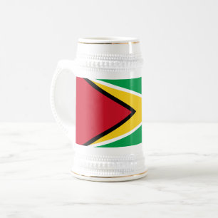 Guyana Flag Beer Stein