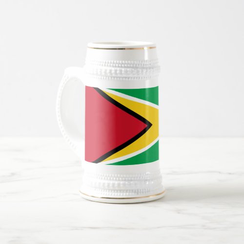Guyana Flag Beer Stein
