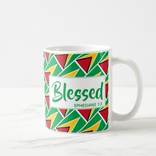 GUYANA FLAG Blessed Customized Christian Scripture Coffee Mug