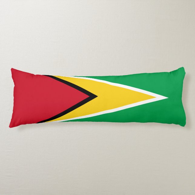 Guyana Flag Body Pillow (Front)
