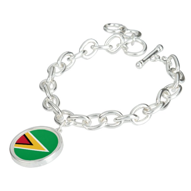 Guyana flag bracelet (Side)