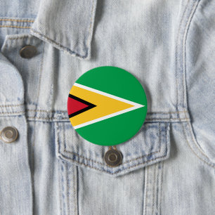 Guyana flag button