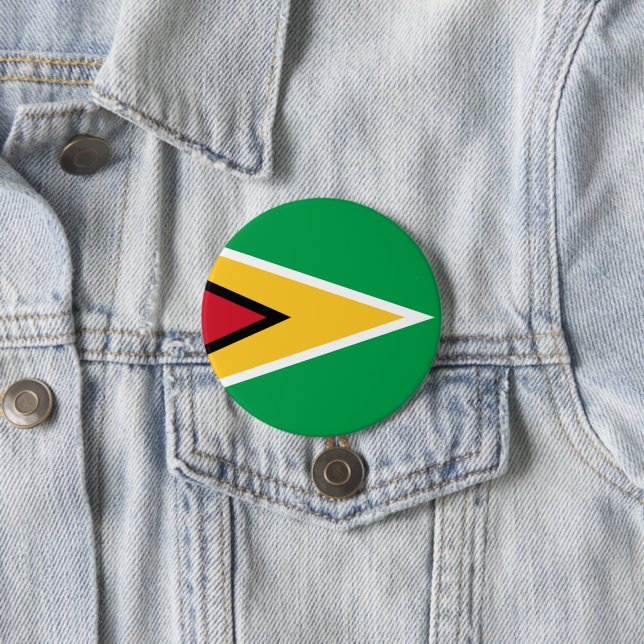 Guyana flag button (In Situ)