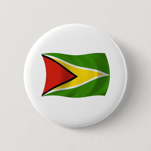 Guyana Flag Button (Front)