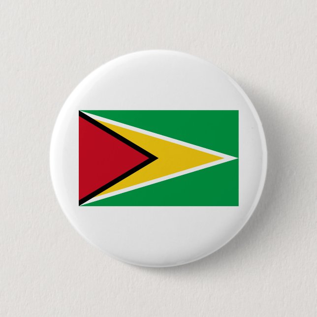 Guyana Flag Button (Front)