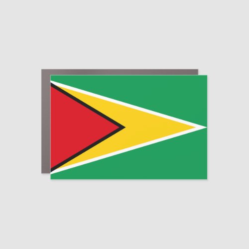 Guyana Flag Car Magnet
