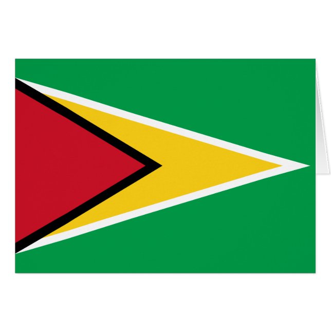 Guyana Flag Cards (Front Horizontal)