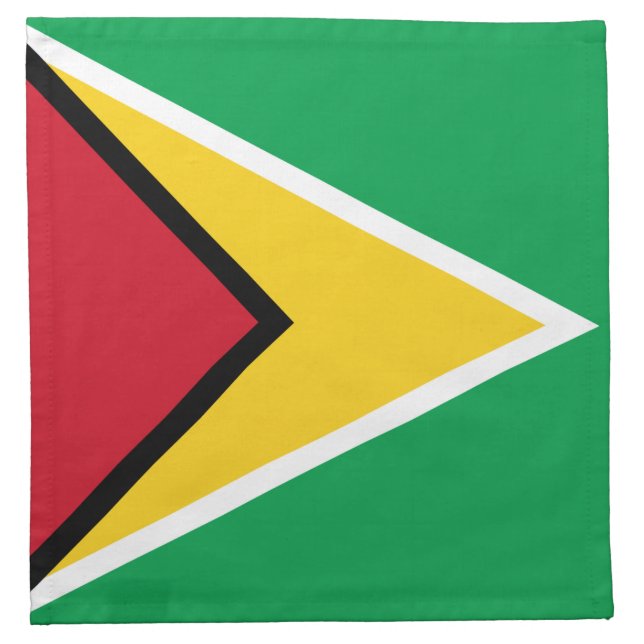 Guyana Flag Cloth Napkin (Front)