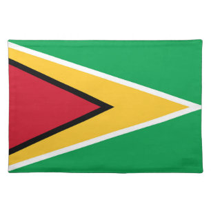 Guyana flag cloth placemat