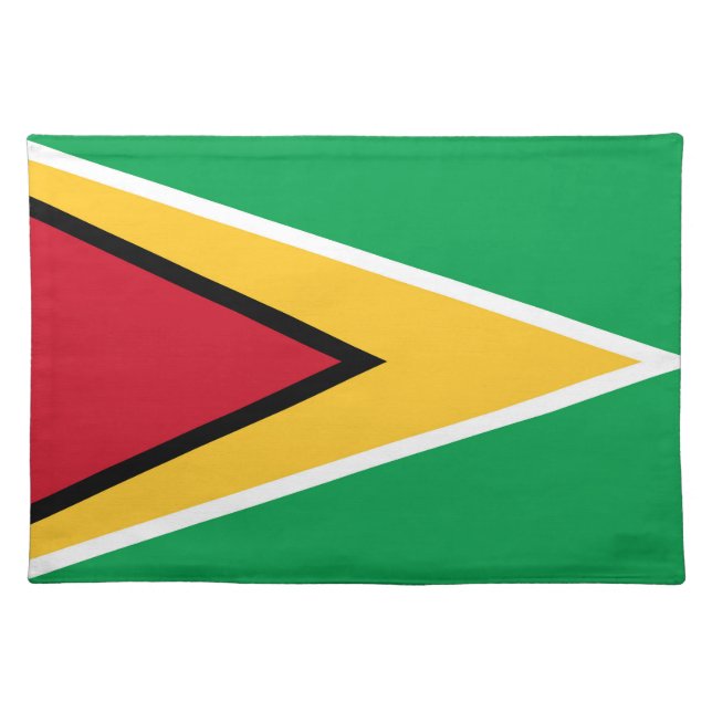 Guyana flag cloth placemat (Front)