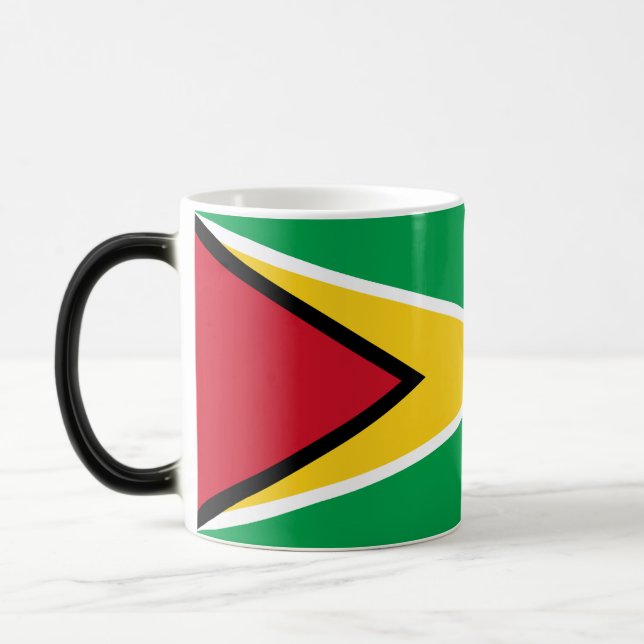 Guyana Flag Color Morph Mug (Left)