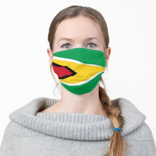 guyana flag country flag symbol nation ethnic adult cloth face mask