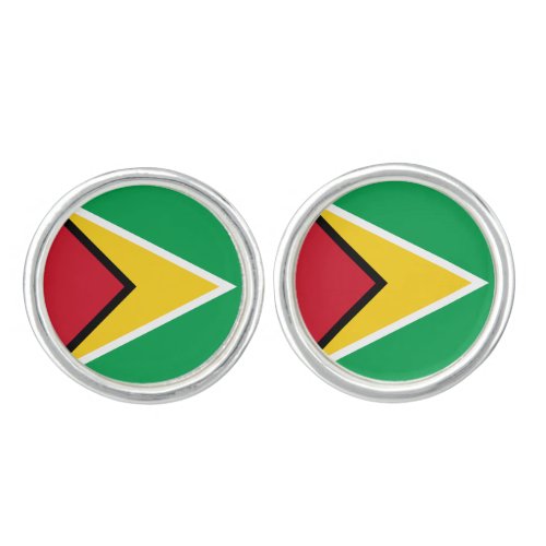 Guyana Flag Cufflinks