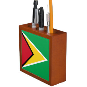 Guyana Flag Desk Organizer
