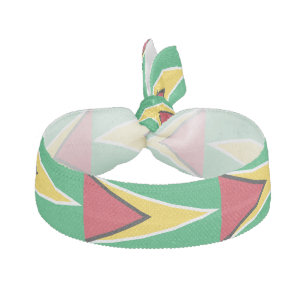 Guyana Flag Elastic Hair Tie