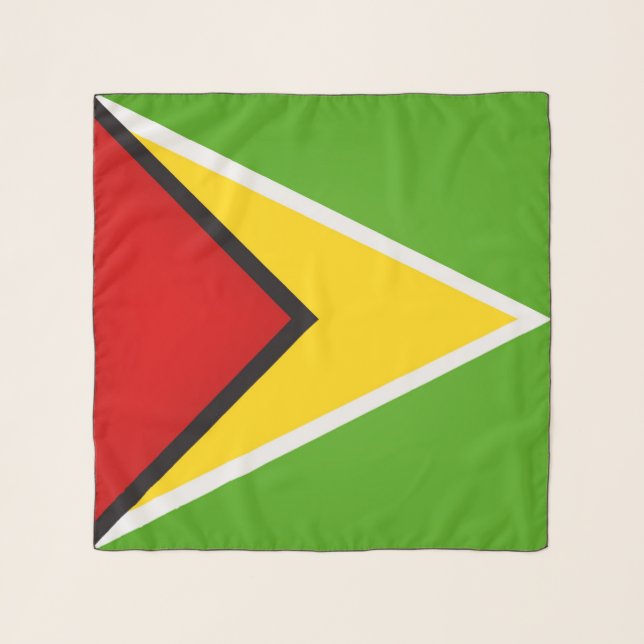 Guyana Flag Fashion Scarf (Front)