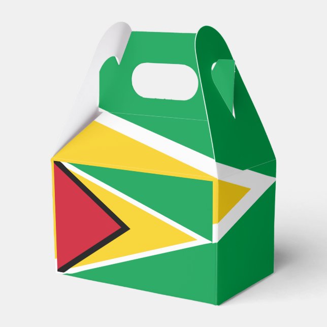 Guyana flag  favor boxes (Front Side)