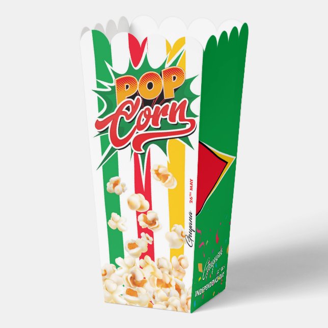 Guyana flag favor boxes (Back)