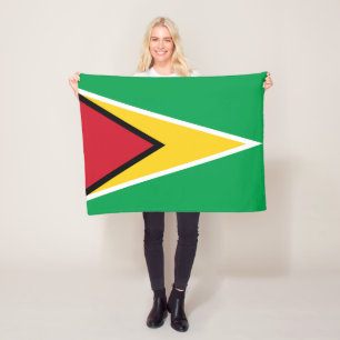 Guyana Flag Fleece Blanket