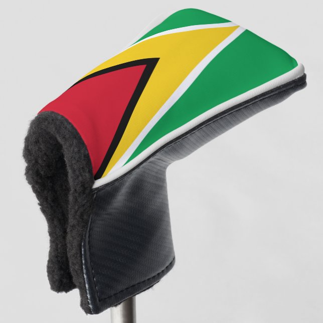 Guyana Flag Golf Head Cover (3/4 Front)