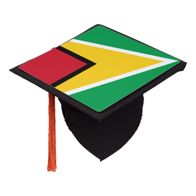 Guyana Flag Graduation Cap Topper (Angled)