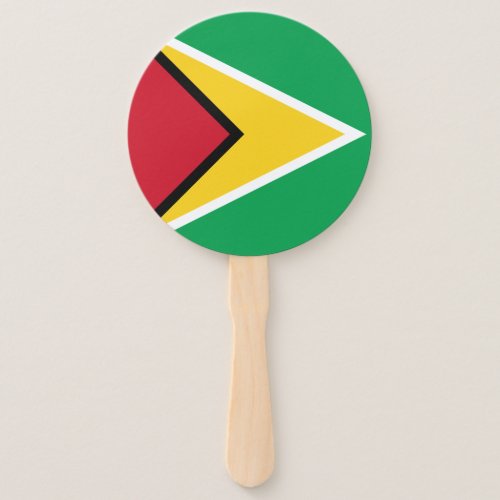 Guyana Flag Hand Fan