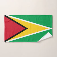 Guyana Flag Hand Towel