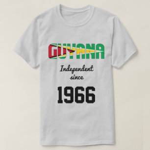 Guyana Flag Independence Celebration T-Shirt