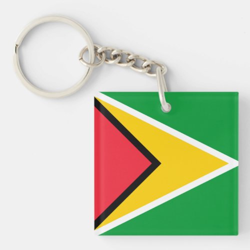 Guyana Flag  Keychain