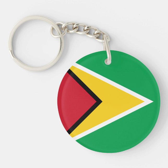 Guyana Flag Keychain (Front)