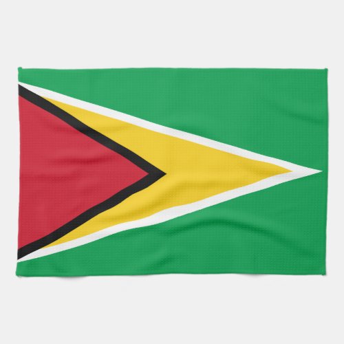 Guyana Flag Kitchen Towel