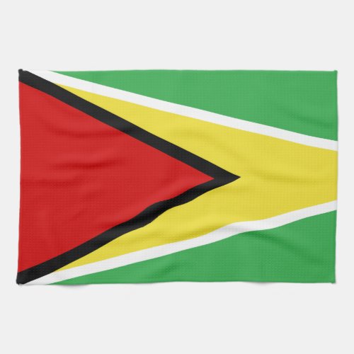 Guyana Flag Kitchen Towel