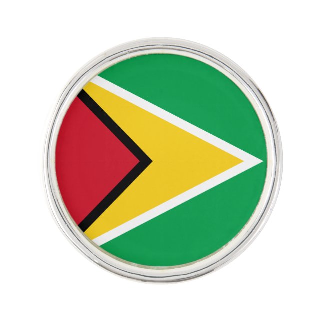 Guyana Flag Lapel Pin (Front)