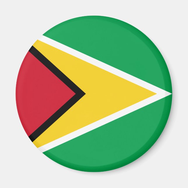 Guyana flag magnet (Front)