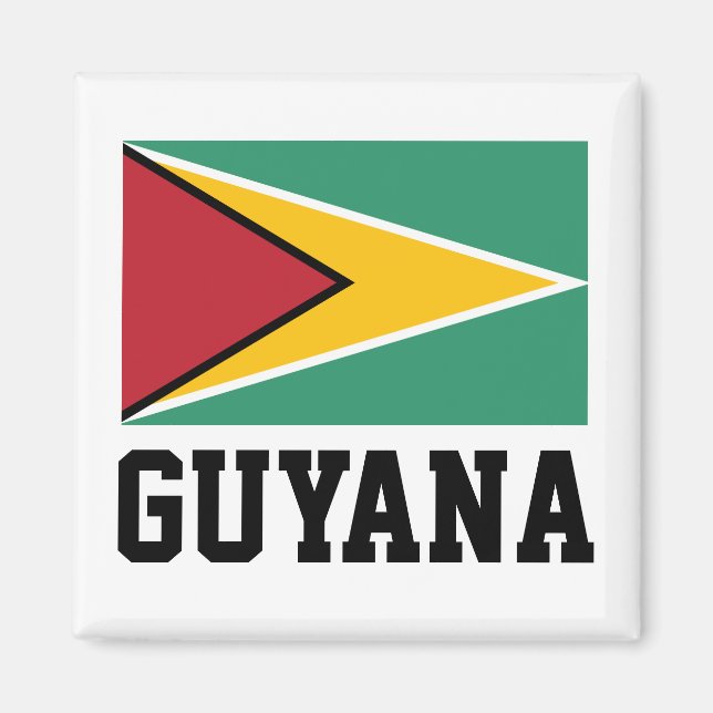 Guyana Flag Magnet (Front)