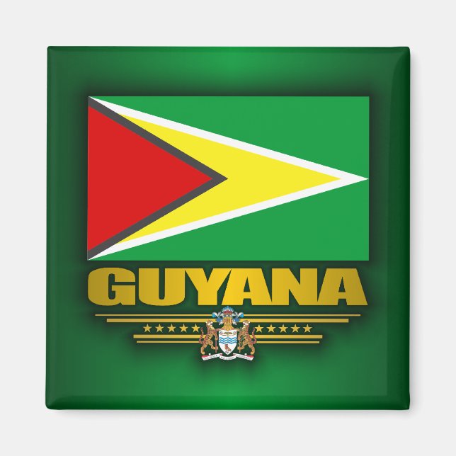 Guyana Flag Magnet (Front)