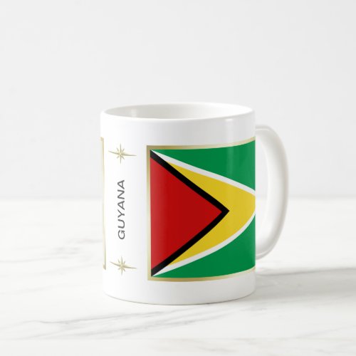 Guyana Flag  Map Mug